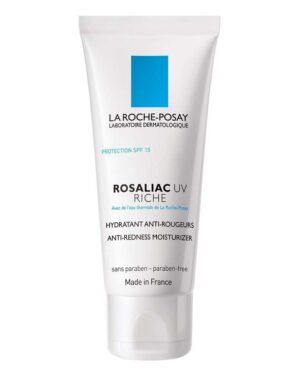 LA ROCHE-POSAY Rosaliac UV Riche SPF 15 Мitrinošs, apsārtumu mazinošs krēms sausai ādai 40 ml