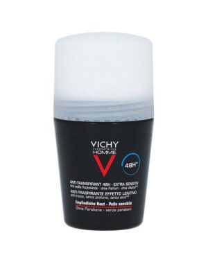 VICHY Homme Шариковый дезодорант - антиперспирант регулирующий избыточное потоотделение 48h для чувствительной кожи 50 мл