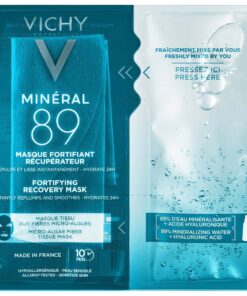 VICHY Mineral 89 Stiprinosa atjaunojosa salvetes tipa sejas maska