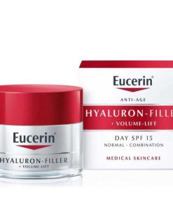 EUCERIN Hyaluron Filler + Volume Lift SPF15 Dienas krems normalai un kombinetai adai 50 ml