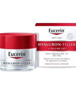 EUCERIN Hyaluron-Filler + Volume-Lift SPF 15 Dienas krēms sausai ādai 50 ml