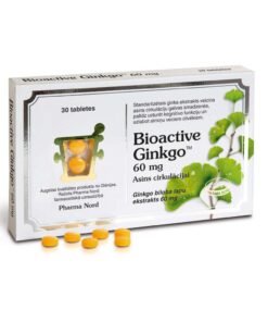 Bioactive Ginkgo 60 mg tabletes 30 gab