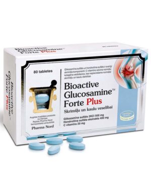 Bioactive Glucosamine Forte Plus tabletes 80 gab.