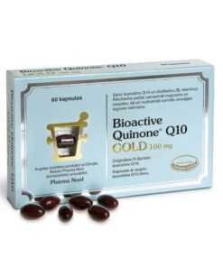 Bioactive Quinone Q10 GOLD 100mg kapsulas 60 gab
