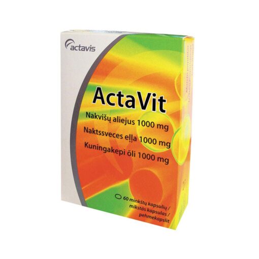ActaVit Naktssveces ella 1000 mg kapsulas