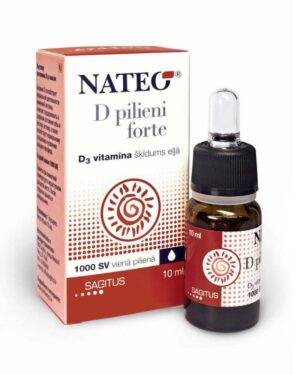 NATEO D Forte 1000 SV lašai 10 ml