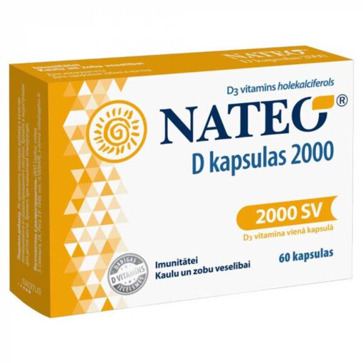 NATEO Vitamin D 2000 SV kapsulas