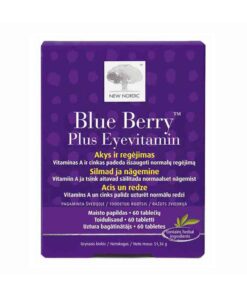 NEW NORDIC Blue Berry Plus Eyevitamin tabletes 60 gab