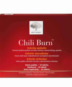 NEW NORDIC Chili Burn tabletes 60 gab
