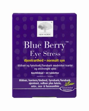 NEW NORDIC Blue Berry Eye Stress tabletes 60 gab.
