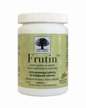 NEW NORDIC Frutin kramtomas tabletės 60 vnt.