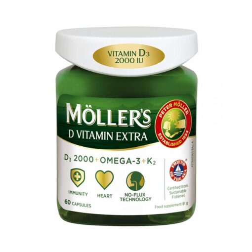 MOLLERS D3 Vitamin Extra kapsulas