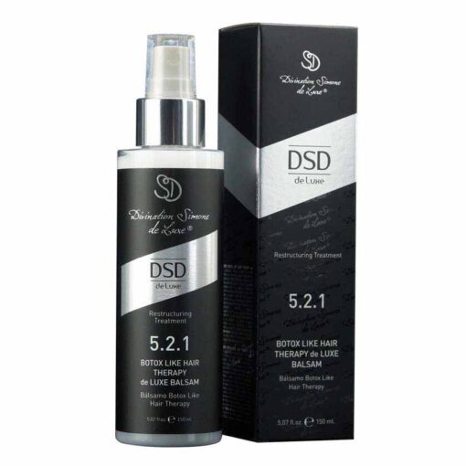 DSD de Luxe 5.2.1 Hair Therapy balzams sausiem bojatiem vajiem vai spurainiem matiem 150 ml