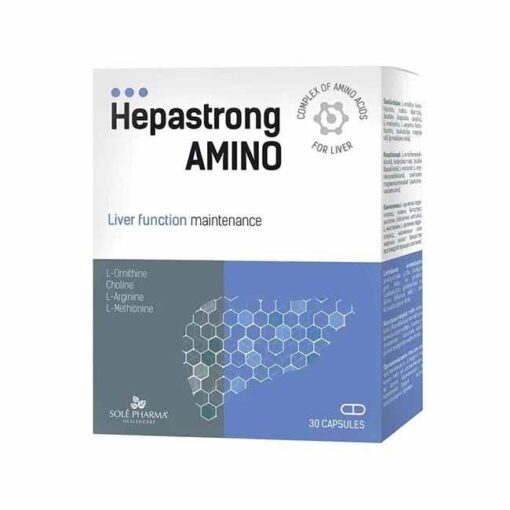 HEPASTRONG AMINO kapsulas 30 gab