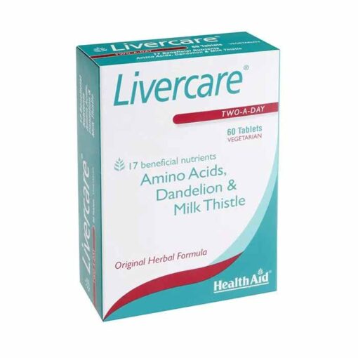 HealthAid Livercare tabletes 60 gab