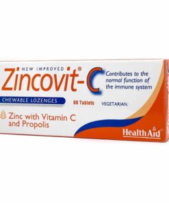 HealthAid Zincovit C koslajamas tabletes 60 gab
