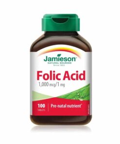 Jamieson Folic Acid 1 mg tabletes 100 gab