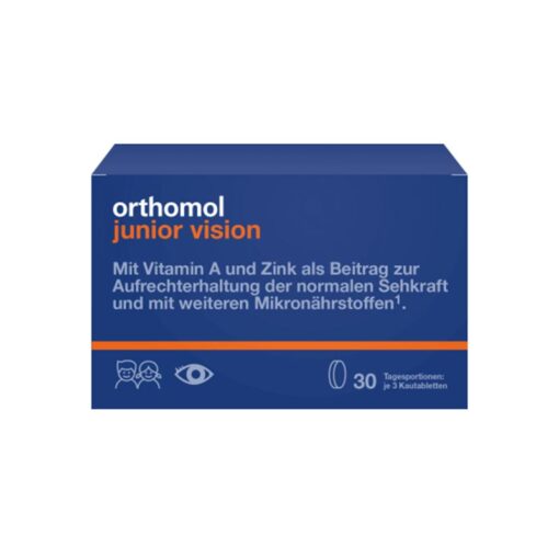 ORTHOMOL Junior Vision koslajamas tabletes 30 gab