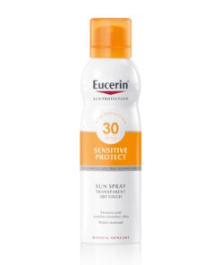 EUCERIN Sun Transparent Dry Touch SPF30 izsmidzinams saules aizsarglidzeklis 200 ml