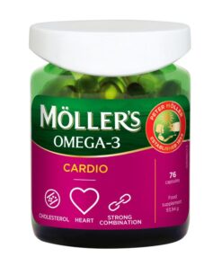 MOLLERS Omega-3 Cardio kapsulas 76 gab