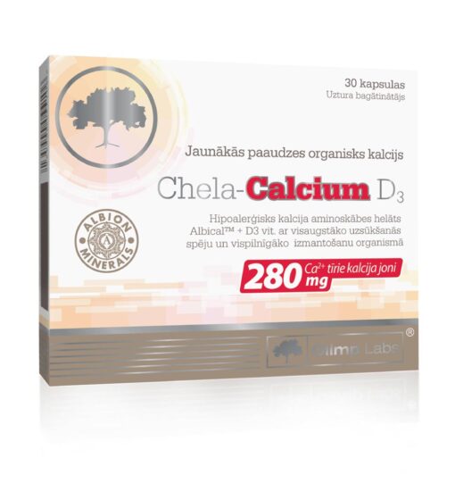 OLIMP LABS Chela Calcium D3 kapsulas 30 gab