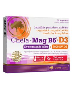 OLIMP LABS Chela-Mag B6+D3 kapsulas 30 gab