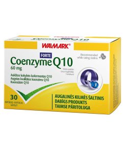 WALMARK Coenzyme Q10 Forte 60 mg kapsulas 30 gab
