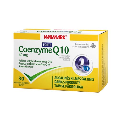 WALMARK Coenzyme Q10 Forte 60 mg kapsulas 30 gab