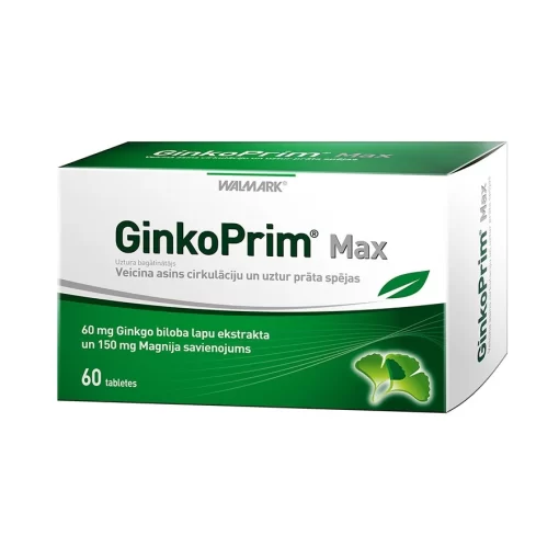 WALMARK Ginkoprim Max 60 mg tabletes 60 gab