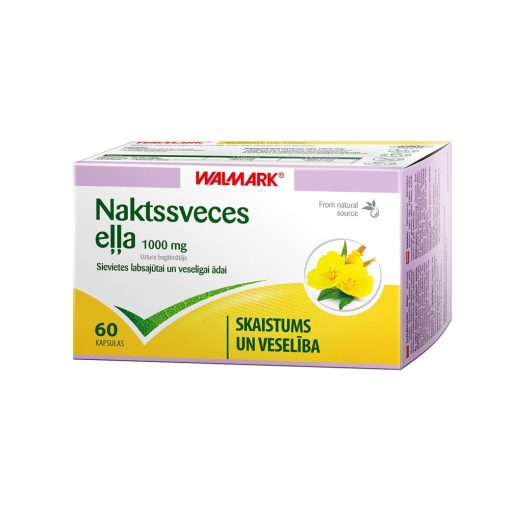 WALMARK Naktssveces ella 1000 mg kapsulas 60 gab