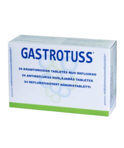 GASTROTUSS koslajamas tabletes 24 gab