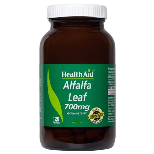 HealthAid Alfalfa Leaf 700mg tabletes 120 gab