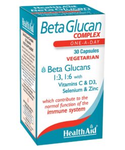 HealthAid Beta Glucan Complex kapsulas 30 gab
