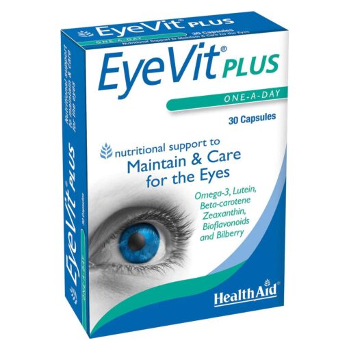 HealthAid EyeVit PLUS kapsulas 30 gab