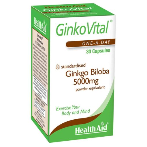 HealthAid GinkoVital kapsulas 30 gab