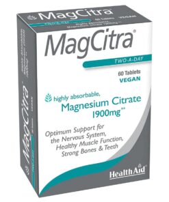 HealthAid MagCitra tabletes 60 gab