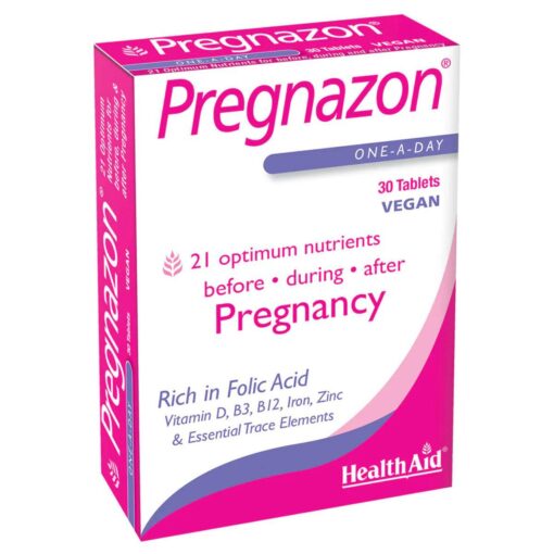 HealthAid Pregnazon tabletes 30 gab