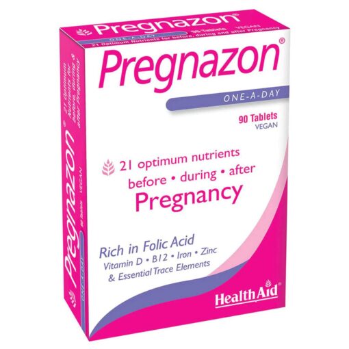 HealthAid Pregnazon tabletes 90 gab