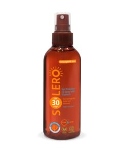SOLERO Oil Spray with Vitamin E SPF30 izsmidzināmā ķermeņa eļļa 150 ml
