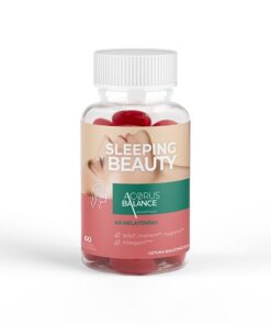 ACORUS BALANCE Sleeping Beauty Gummies košļājamās pastilas miegam ar melatonīnu N60
