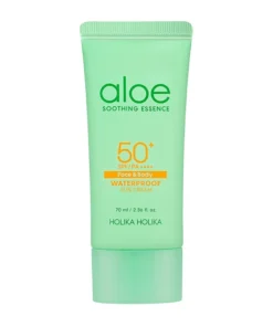 HOLIKA HOLIKA Aloe Soothing Essence SPF50+ ūdensizturīgs saules aizsargkrēms 70 ml