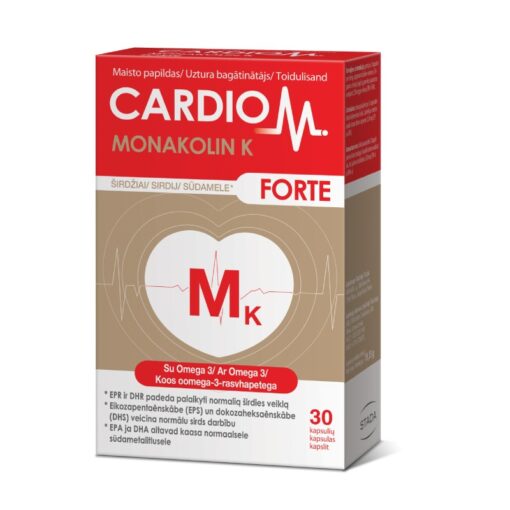 CARDIO M Monakolin K kapsulas N30