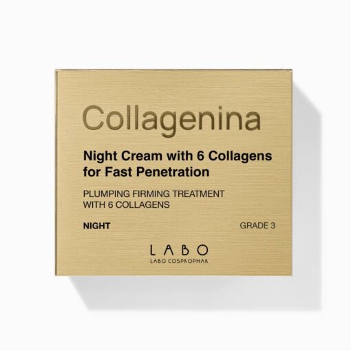 COLLAGENINA night cream with 6 types of collagens, intensity 3 50 ml