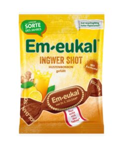 DR.SOLDAN Em-Eukal ImmunStark Ingwer Shot ar kurkumu un C vit. karameles 75 g