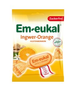 DR.SOLDAN Em-Eukal Ingvers-Apelsīns ar C vit. karameles bez cukura 75 g