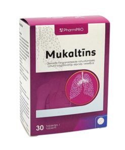 MUKALTĪNS 50 mg tabletes N30