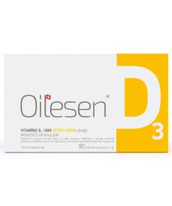 OILESEN D3 vitamīns 1000 SV kapsulas N80