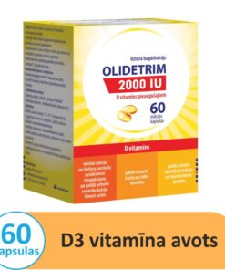 OLIDETRIM 2000 IU D vitamīns mīkstās kapsulas N60