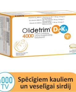 OLIDETRIM 4000 D3+ K2 Omega-3 kapsulas N30