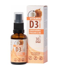 UNIFARMA Premium D3 vit. 4000SV izsmidzināms šķīdums 30 ml